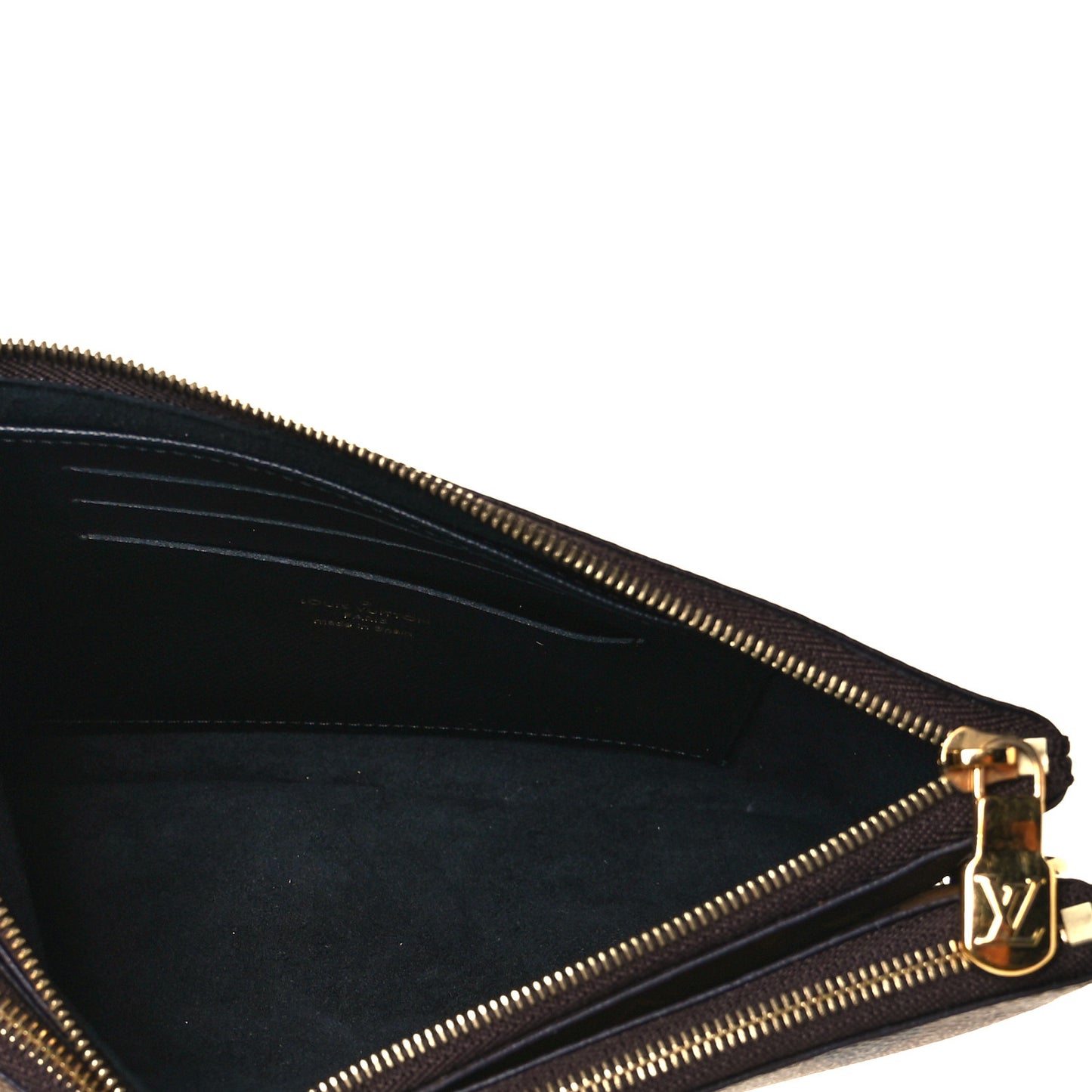 Reverse Monogram Giant Double Zip Pochette