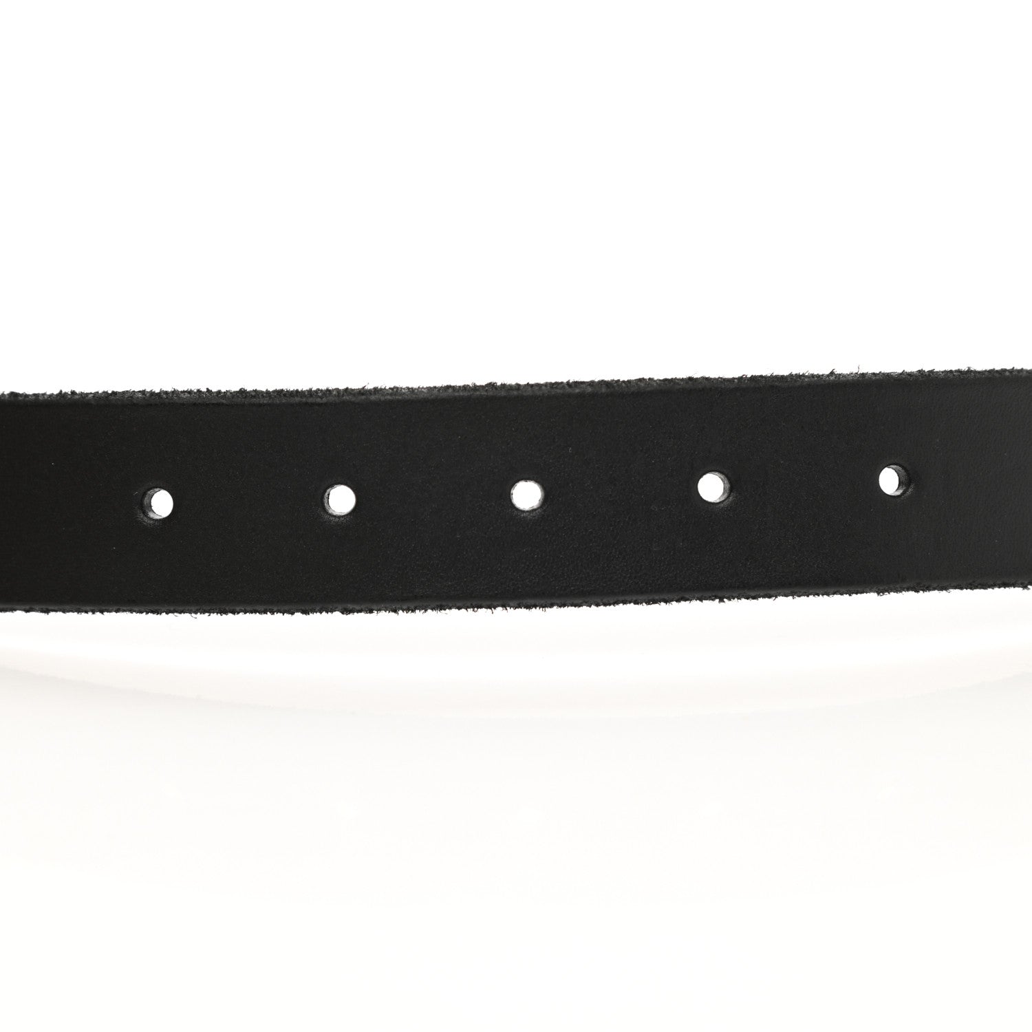Gucci Faded Calfskin Double G 30mm Belt 85 34 Black 5 of 5