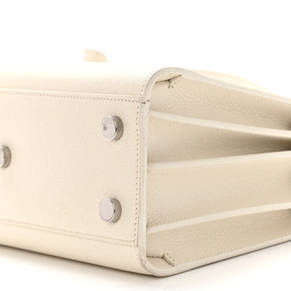Saint Laurent Grained Calfskin Nano Sac de Jour Dove White 8 of 14