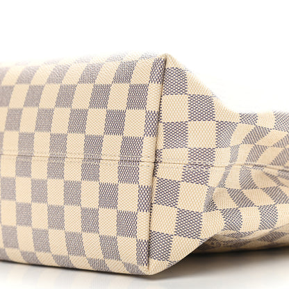 Louis Vuitton Damier Azur Graceful MM Rose Ballerine 10 of 10