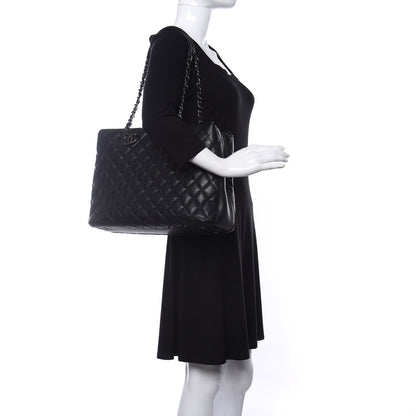 Chanel Caviar Quilted City Shopping Tote Black 2 of 10