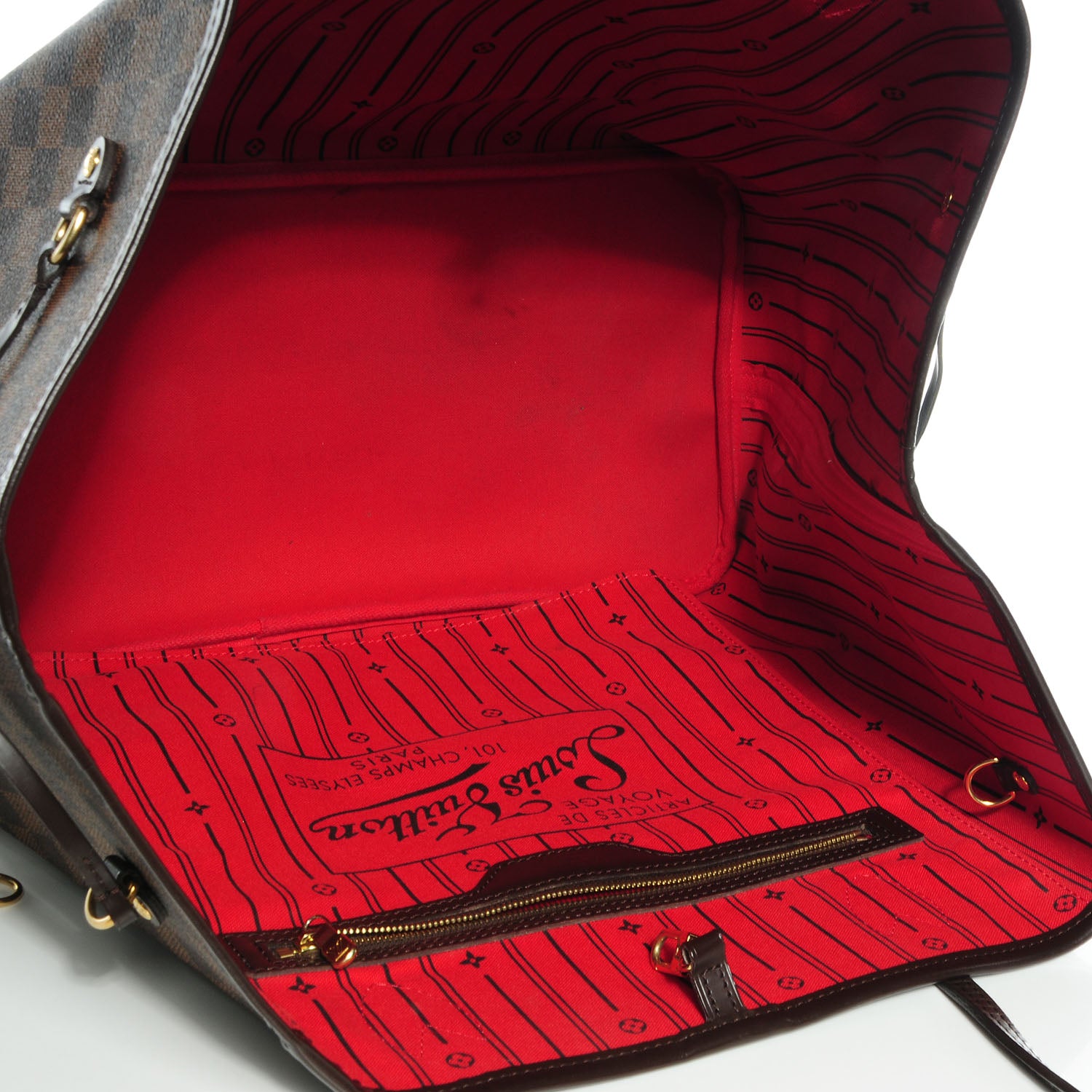 Louis Vuitton Damier Ebene Neverfull GM 5 of 8