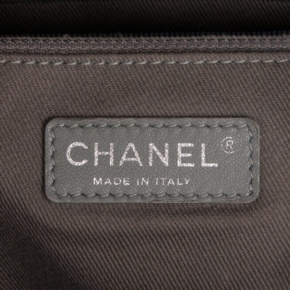 Chanel Graffiti Printed Canvas Medium Backpack Grey 6 of 8