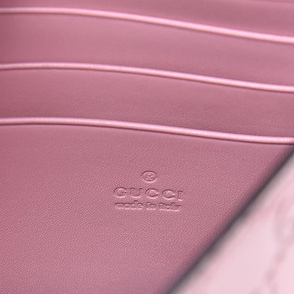 Gucci Guccissima Icon Chain Wallet Carmine Rose 6 of 11