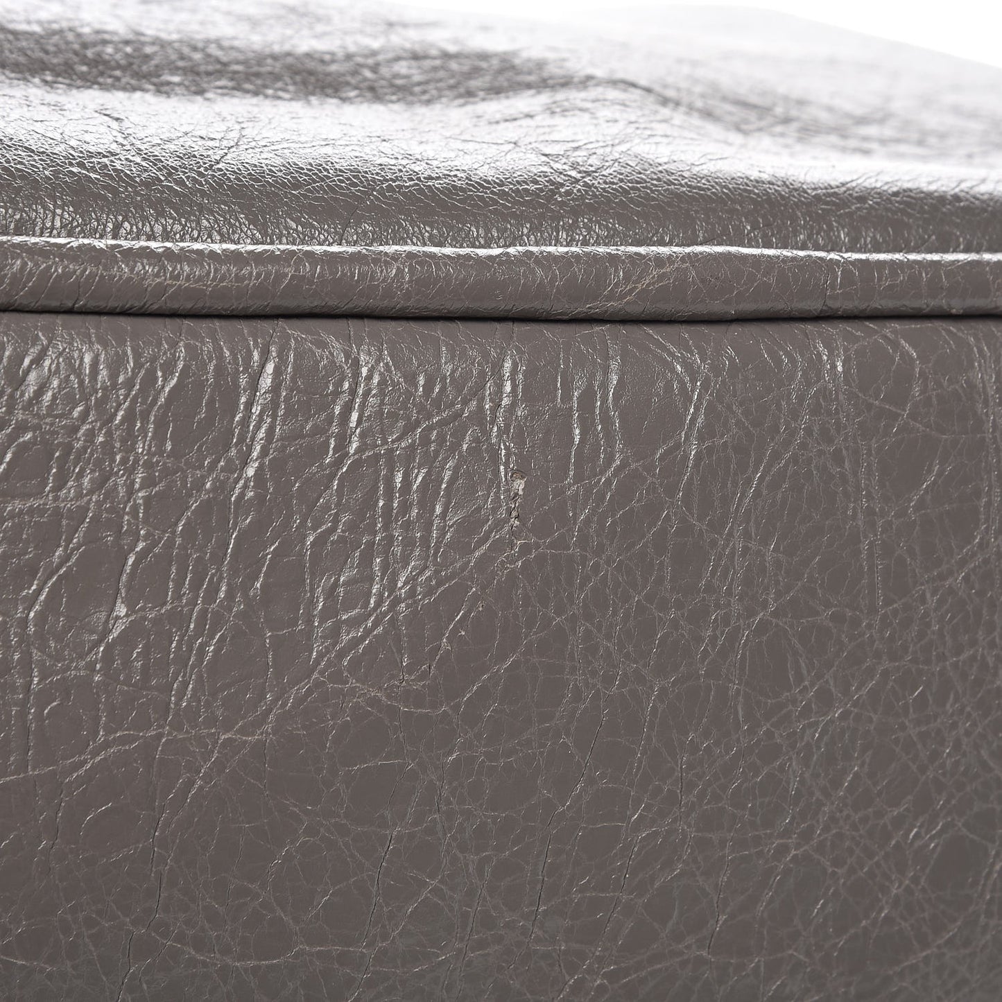 Agneau Medium Blanket Square Tote Grey