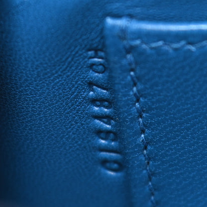 Hermes Epsom Mini Kelly Sellier 20 Bleu Zellige 24 of 28