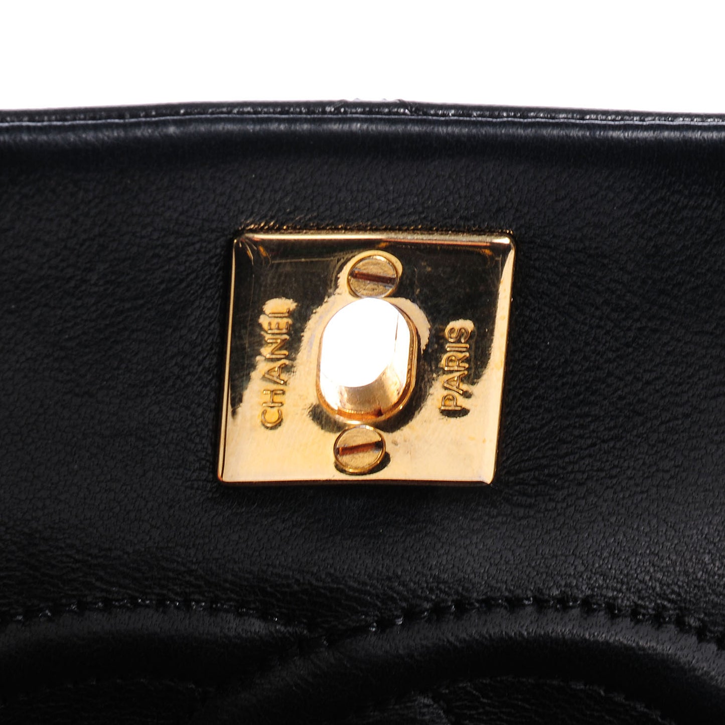 Lambskin Small Single Flap Bag Black