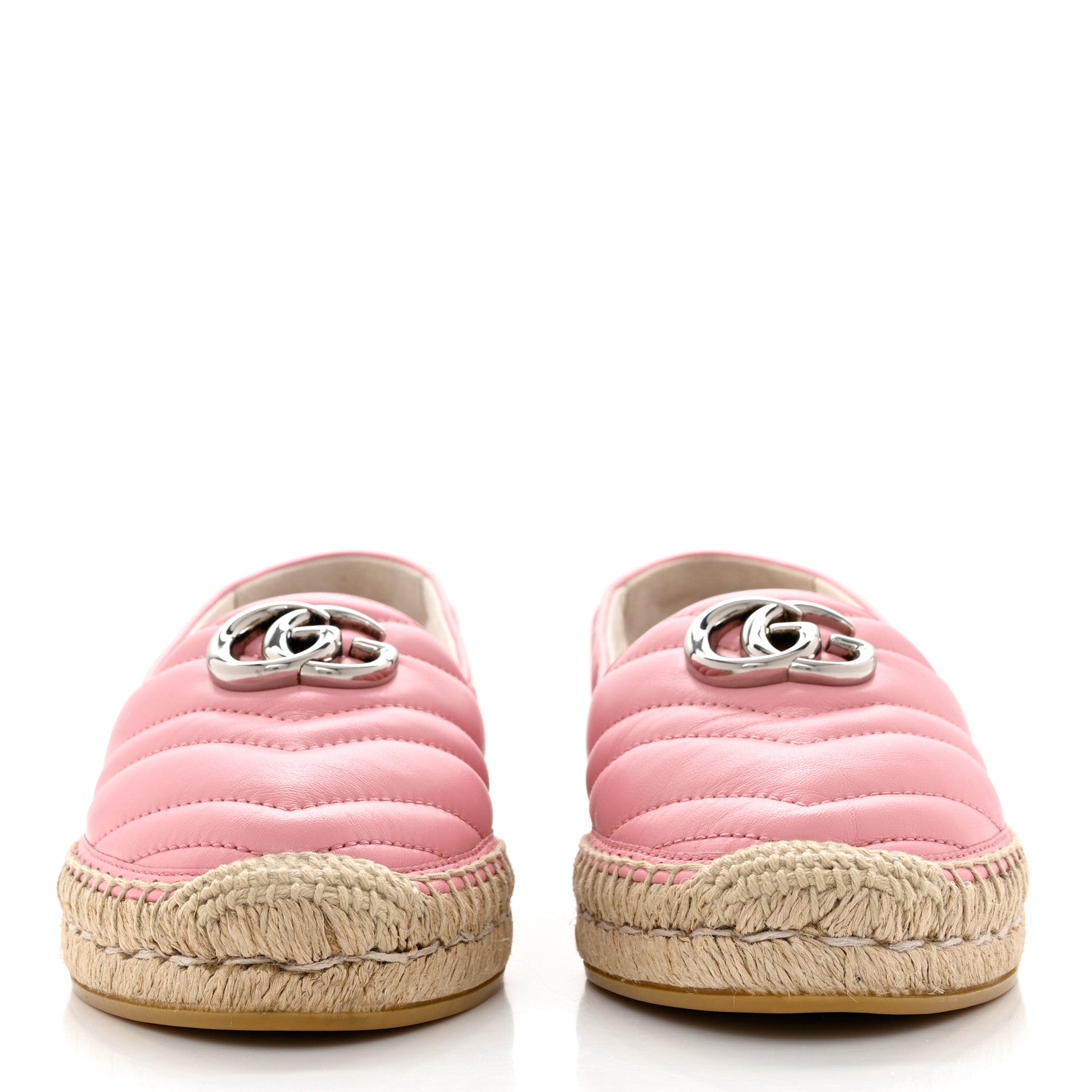 Gucci Nappa Matelasse GG Marmont Espadrilles Wild Rose 2 of 10