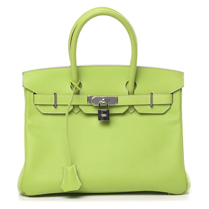 Hermes Epsom Candy Birkin 30 Kiwi Lichen 1 of 10