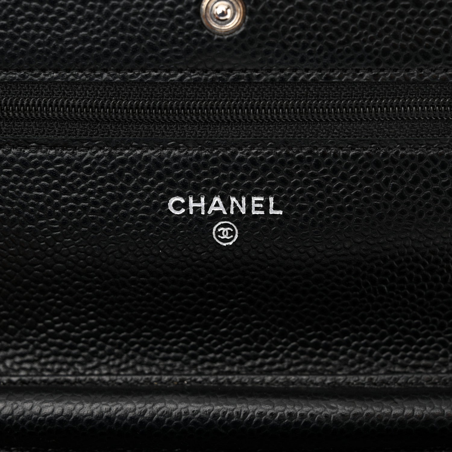Chanel Caviar Quilted Wallet on Chain WOC Black 6 of 14