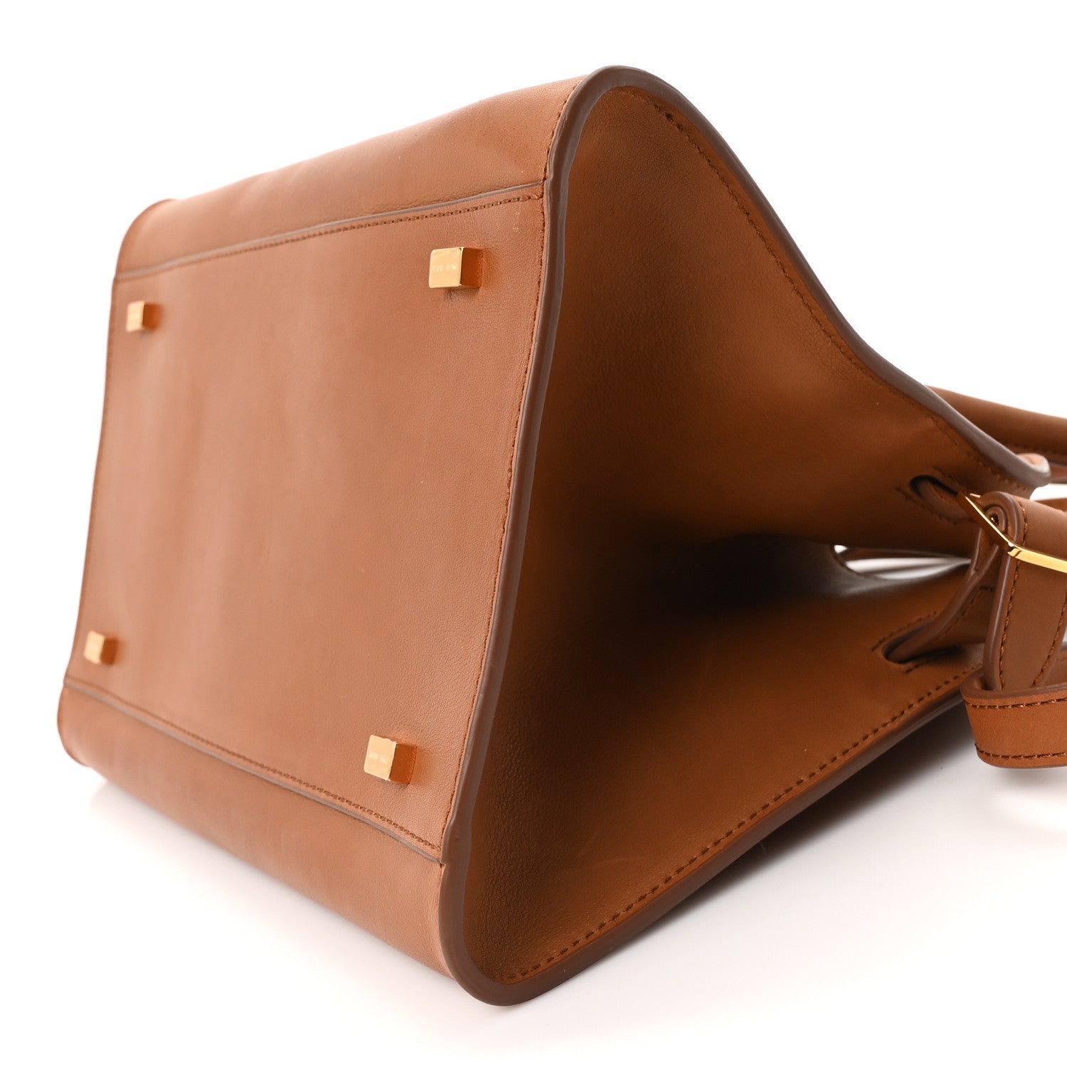 The Row Polished Saddle Calfskin Soft Margaux 10 Bag Cuir 9 of 9