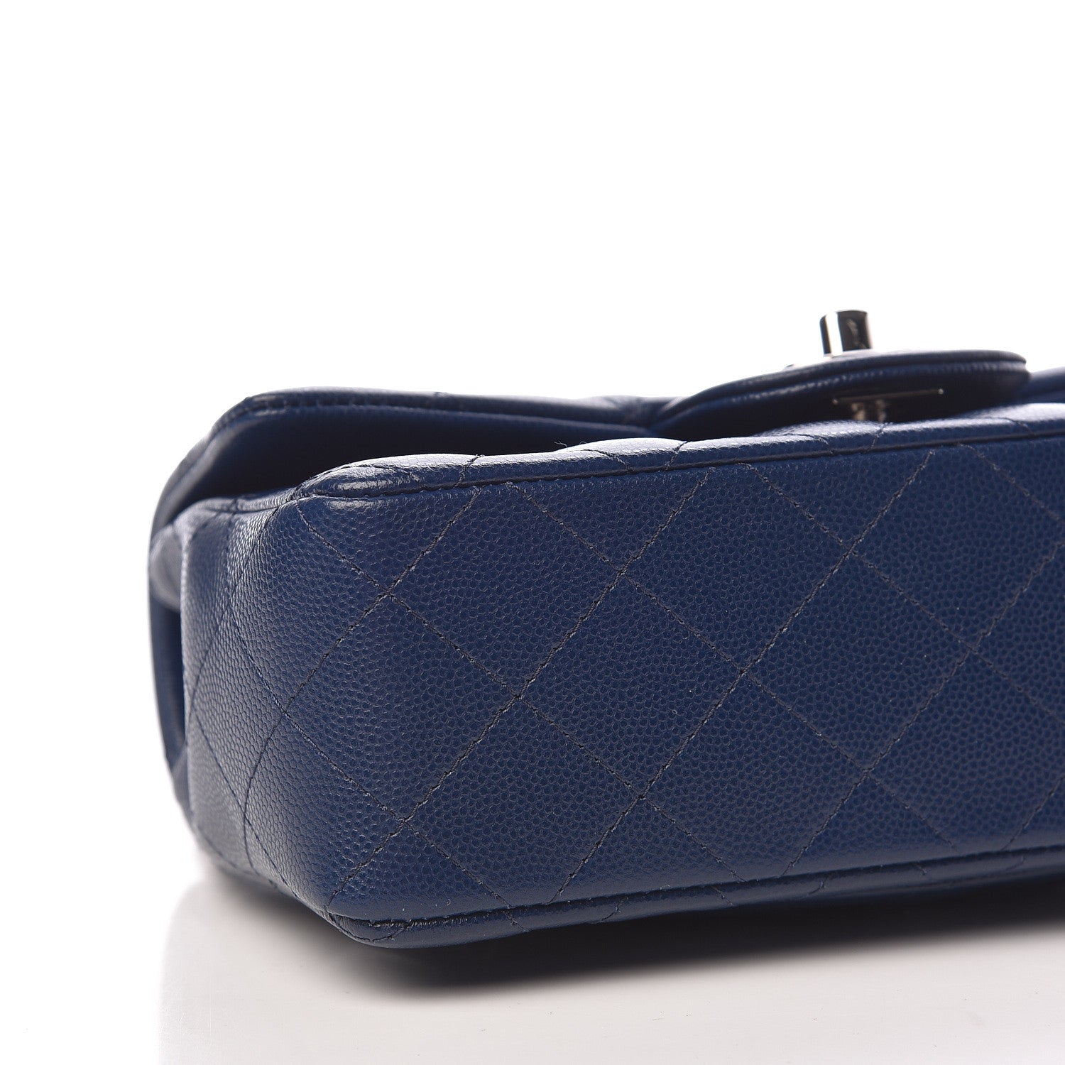 Chanel Caviar Quilted Mini Rectangular Flap Navy 9 of 13