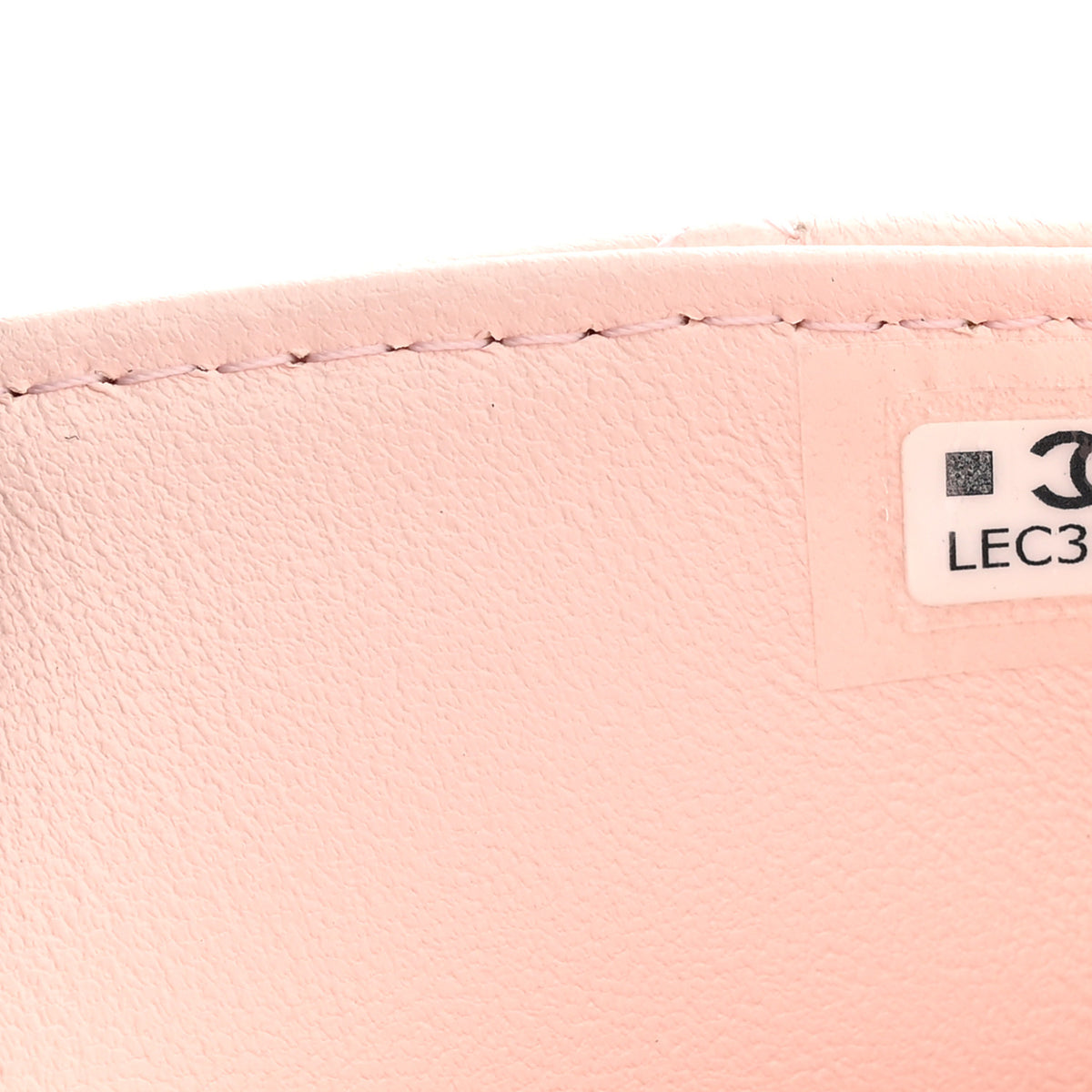 Chanel Lambskin Quilted Rectangular Phone Holder Clutch With Chain Light Pink 7 of 11