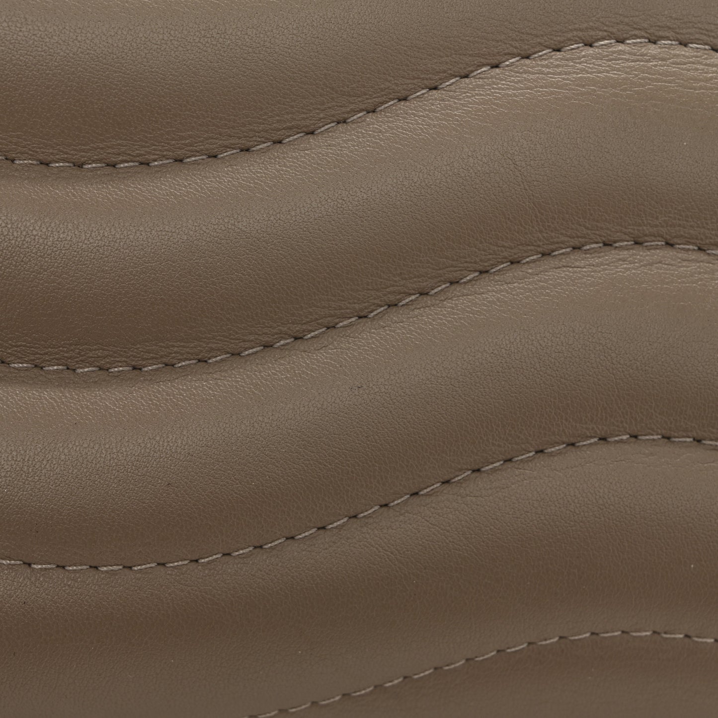 Calfskin LV New Wave Chain Bag Taupe