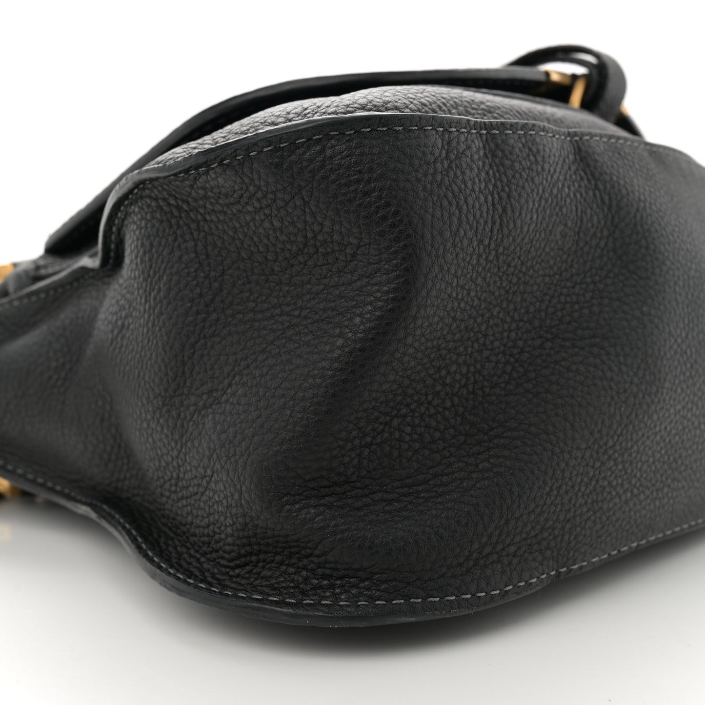 Calfskin Medium Marcie Satchel Black