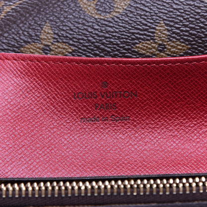 Louis Vuitton Monogram Emilie Wallet Red 7 of 10