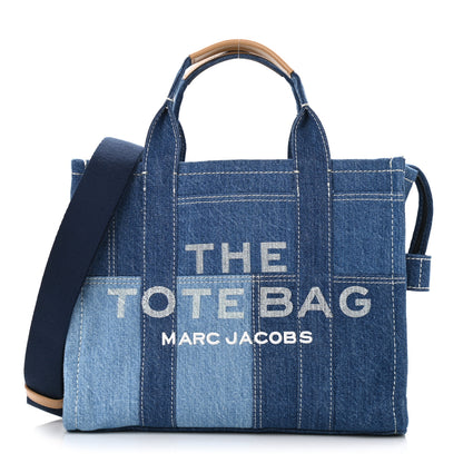 Marc Jacobs Denim Canvas Medium The Tote Bag Blue 1 of 9