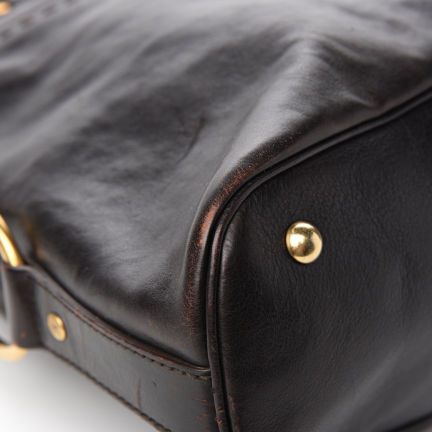 Saint Laurent Calfskin Large Muse Dark Brown 7 of 11