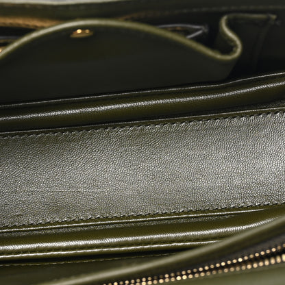 Gucci Shiny Polished Calfskin Medium Bamboo Luscious Green 5 of 10