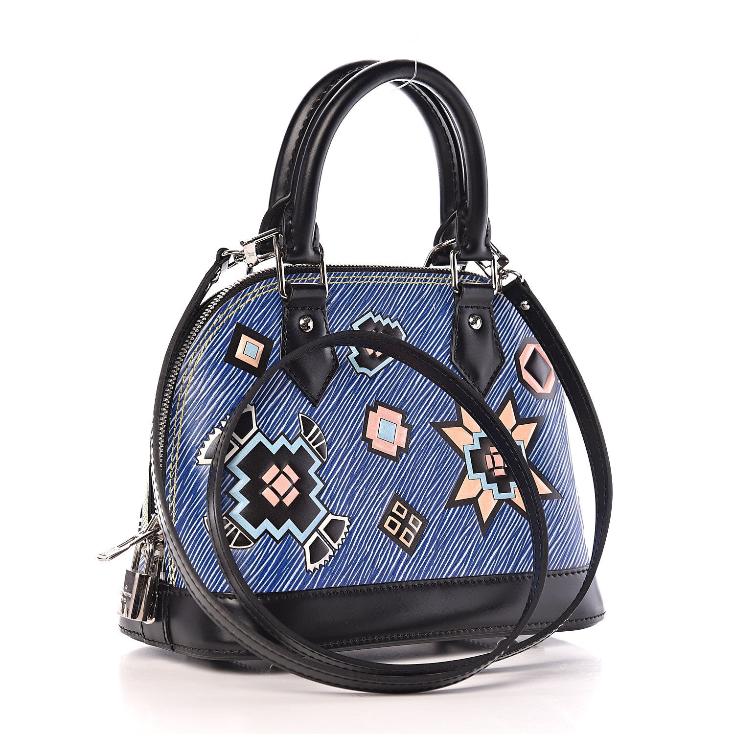 Louis Vuitton Epi Azteque Alma BB Denim Light 2 of 10