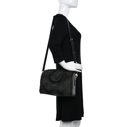 Louis Vuitton Empreinte Monogram Giant Studded Speedy Bandouliere 25 Black 2 of 10