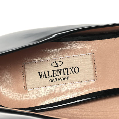 Valentino Garavani Patent Rockstud Pumps 37 Black 7 of 9