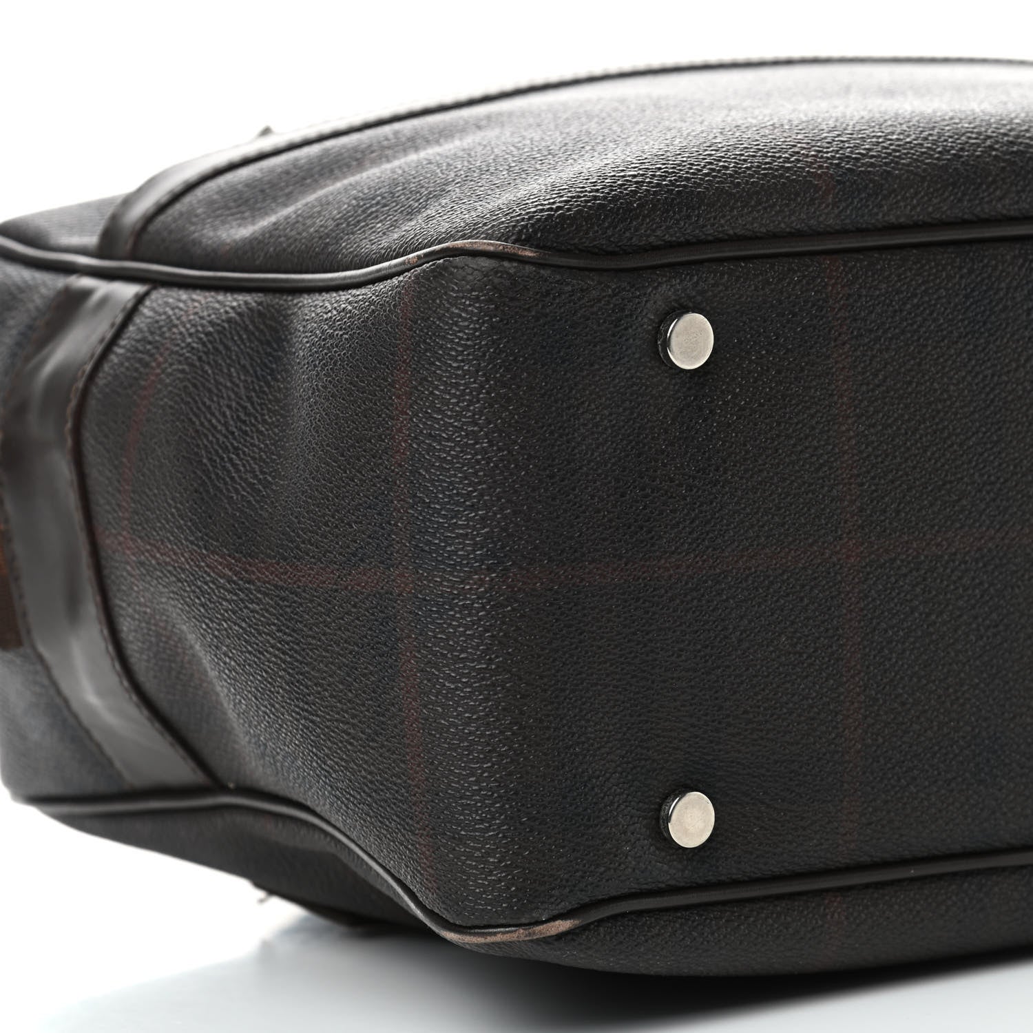 Burberry Smoked Haymarket Check Camera Bag Chocolate 7 of 10