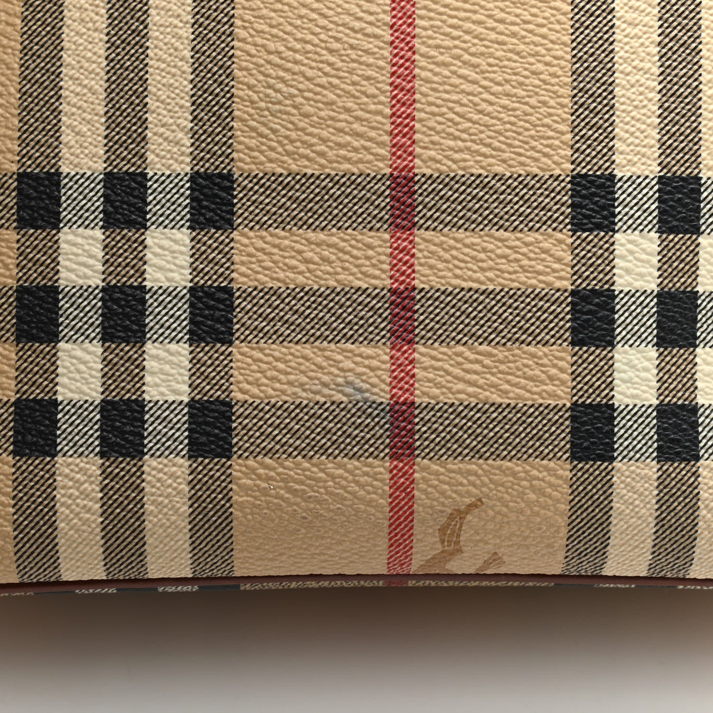 Haymarket Check Small Tote Brown