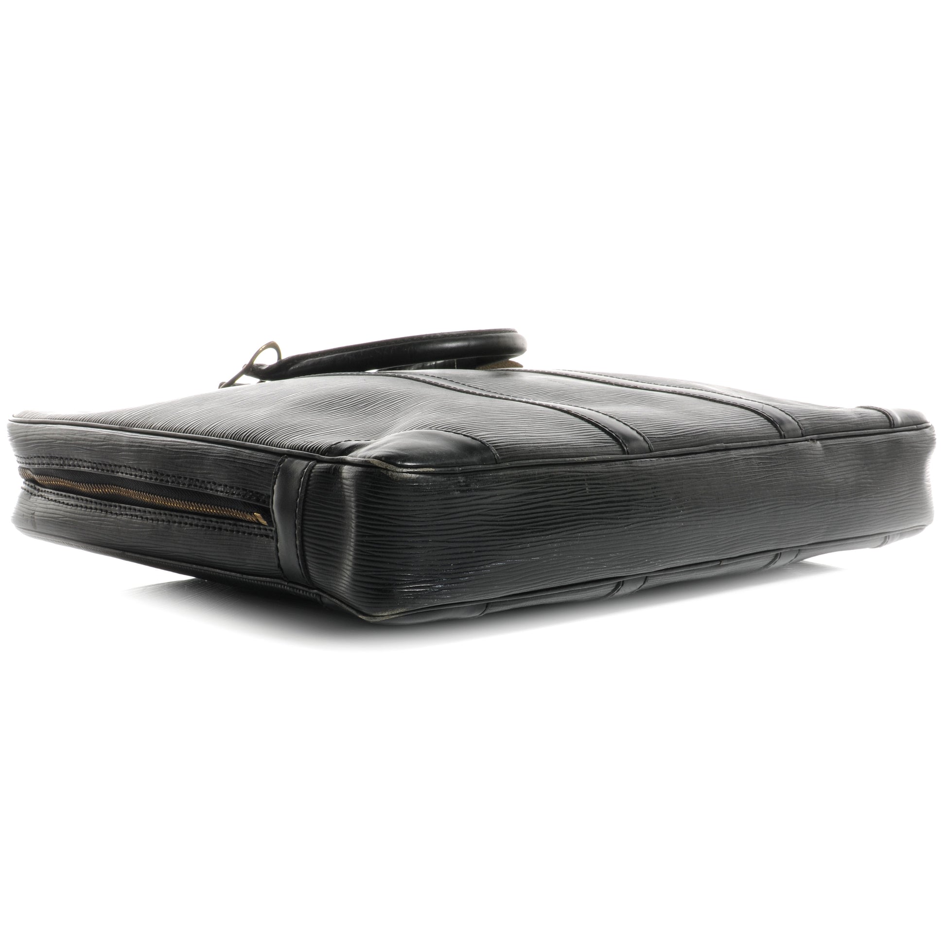 Louis Vuitton Epi Porte-Documents Voyage Briefcase Black 4 of 7