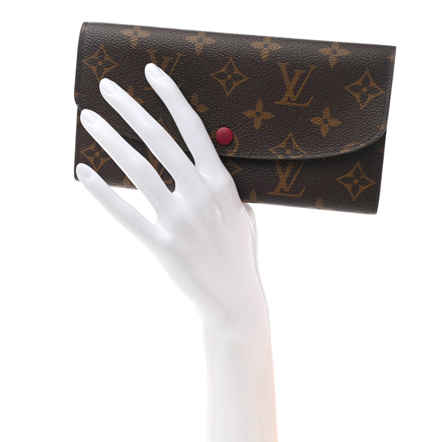 Monogram Emilie Wallet Fuchsia