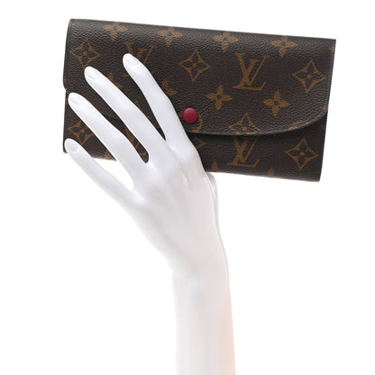 Louis Vuitton Monogram Emilie Wallet Fuchsia 2 of 8