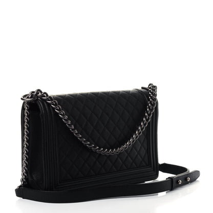 Chanel Caviar Quilted New Medium Boy Flap Black 2 of 4