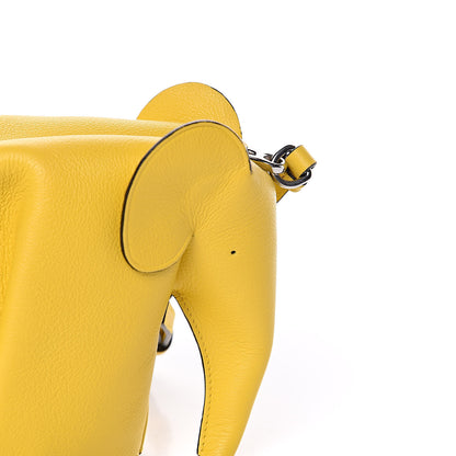Loewe Calfskin Mini Elephant Crossbody Bag Yellow 8 of 9
