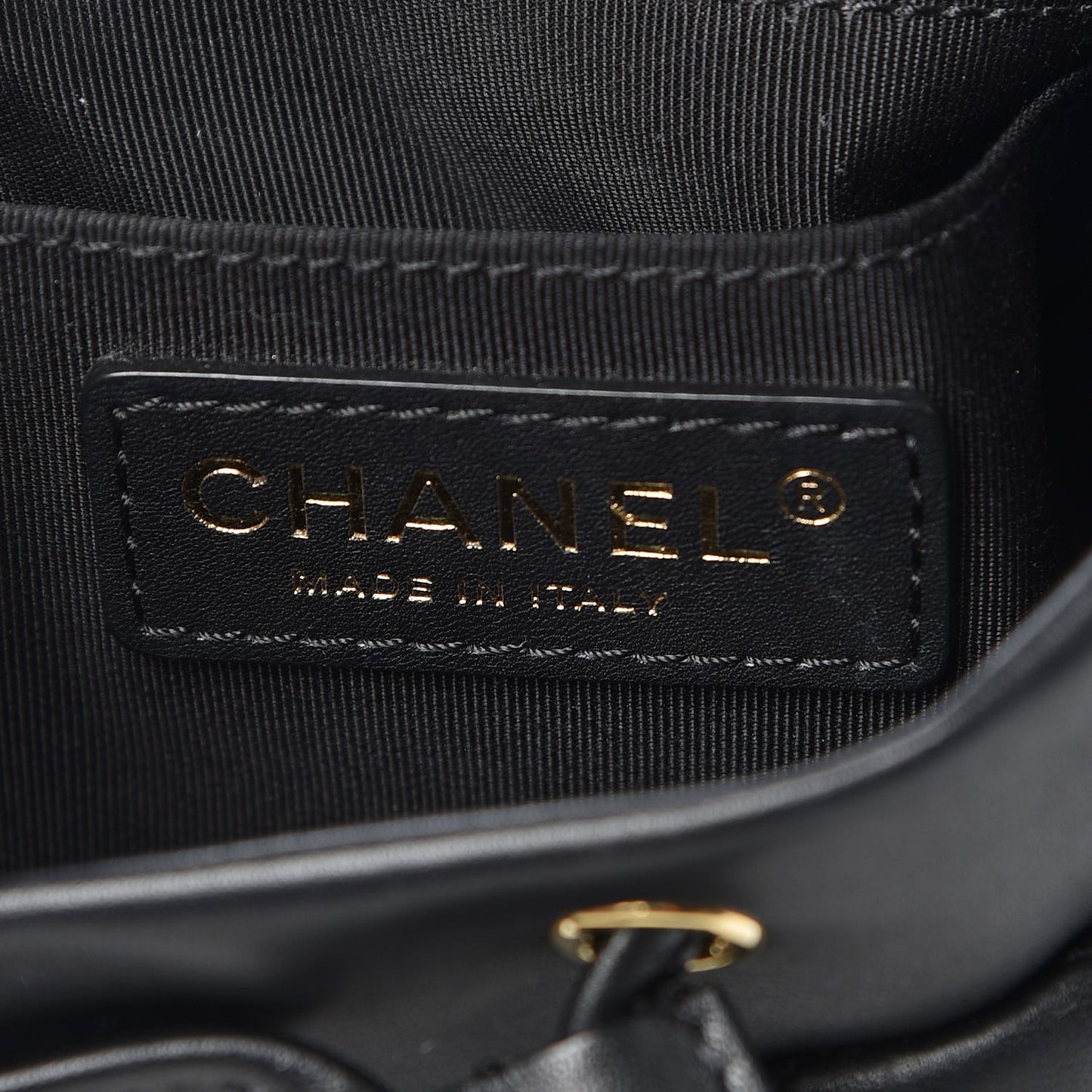 Calfskin Quilted Small Urban Spirit Backpack Black