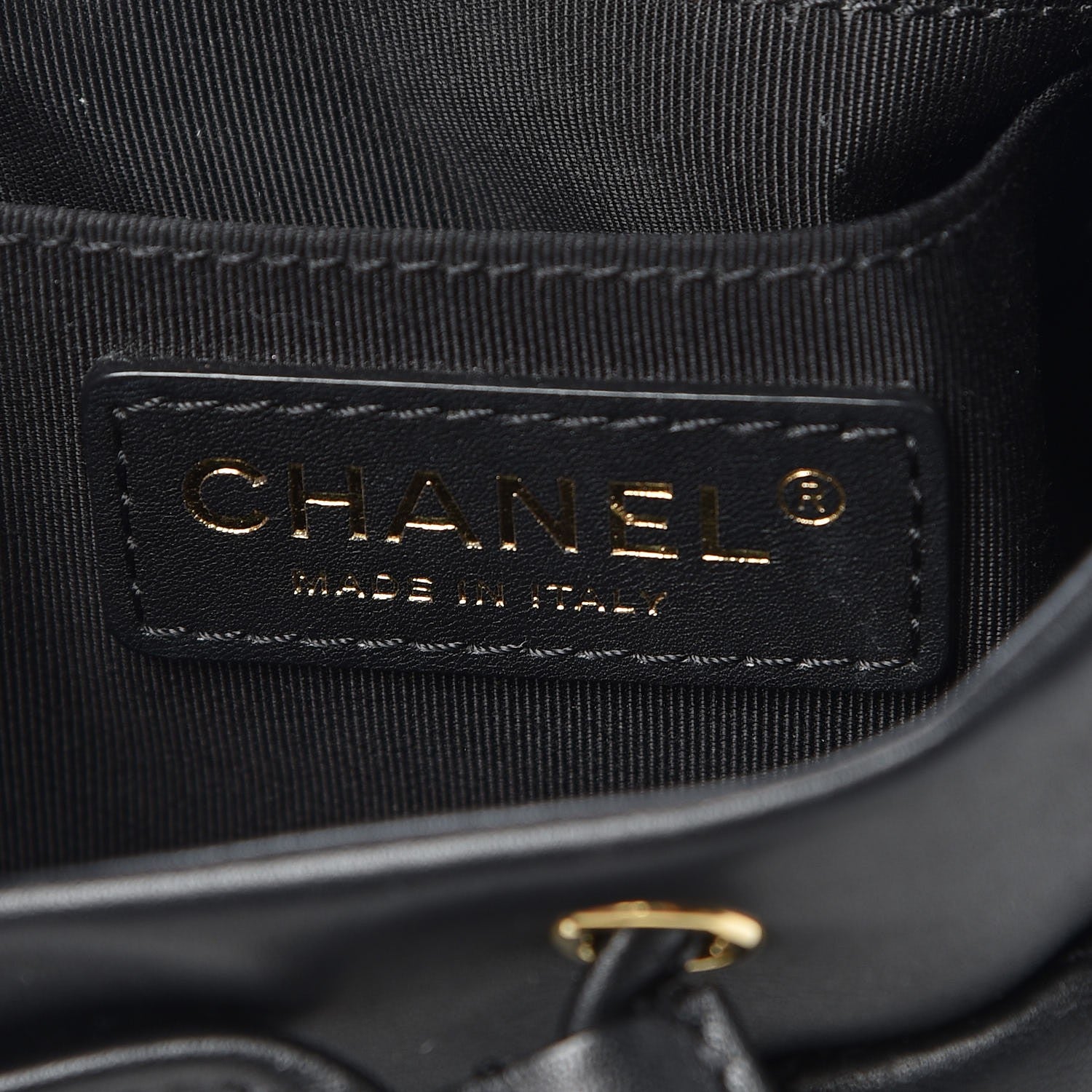 Chanel Calfskin Quilted Small Urban Spirit Backpack Black 6 of 7