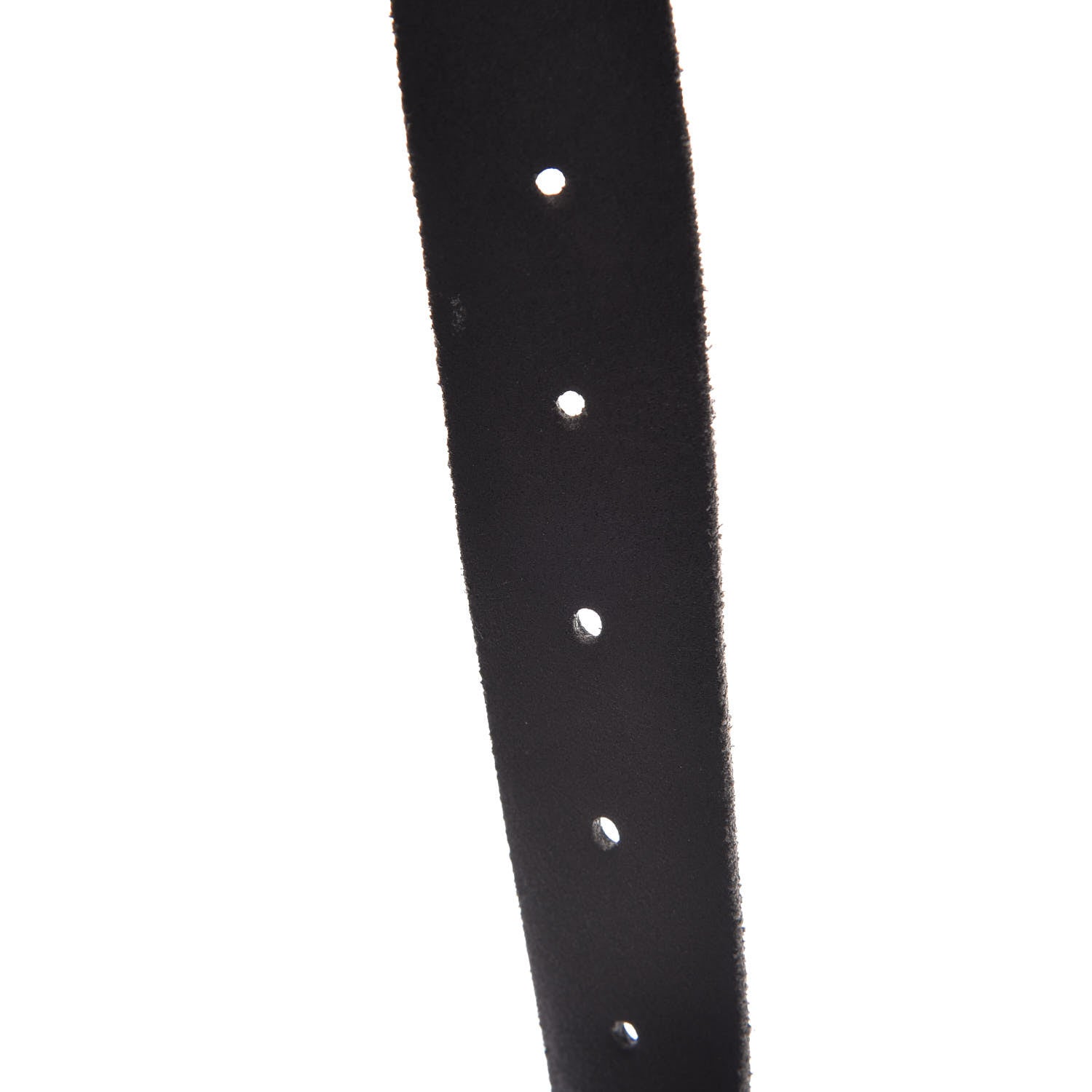 Gucci Cuoio Toscano Nickel Double G 30mm Belt 80 32 Black 7 of 8