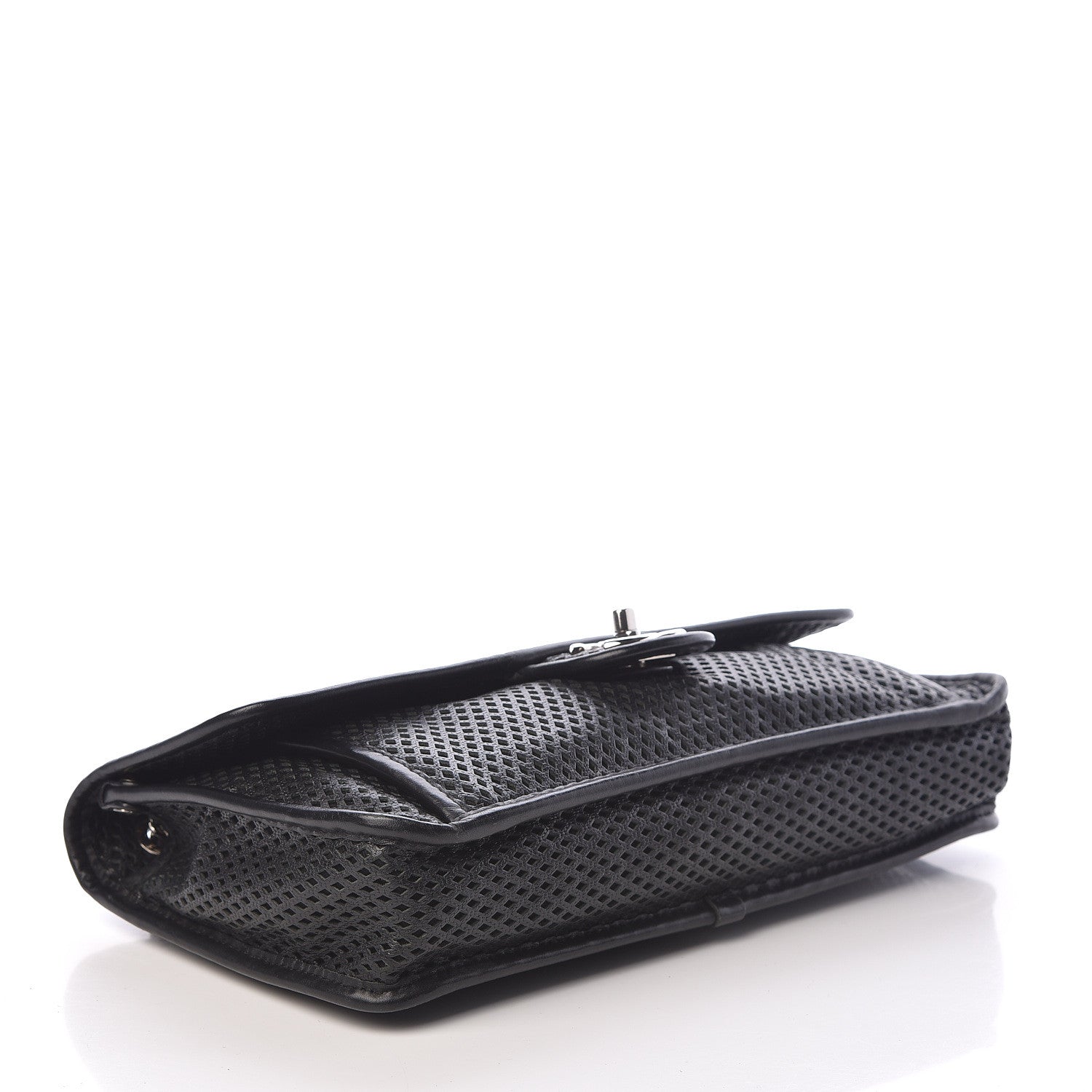 Chanel Perforated Calfskin Large Up In The Air Flap Black 4 of 10