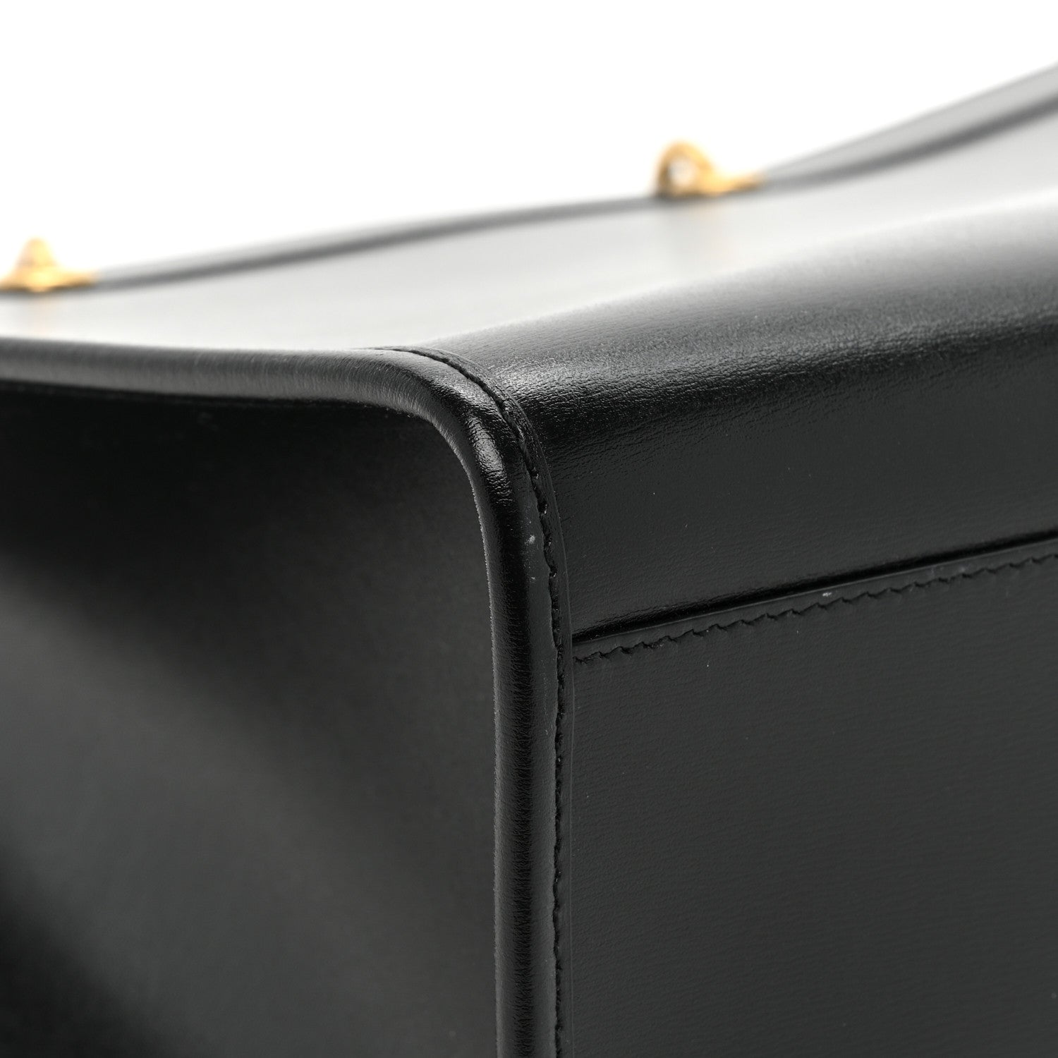 Saint Laurent Smooth Calfskin Maillon Cabas Tote Black 14 of 15