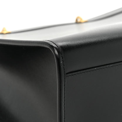 Saint Laurent Smooth Calfskin Maillon Cabas Tote Black 14 of 15