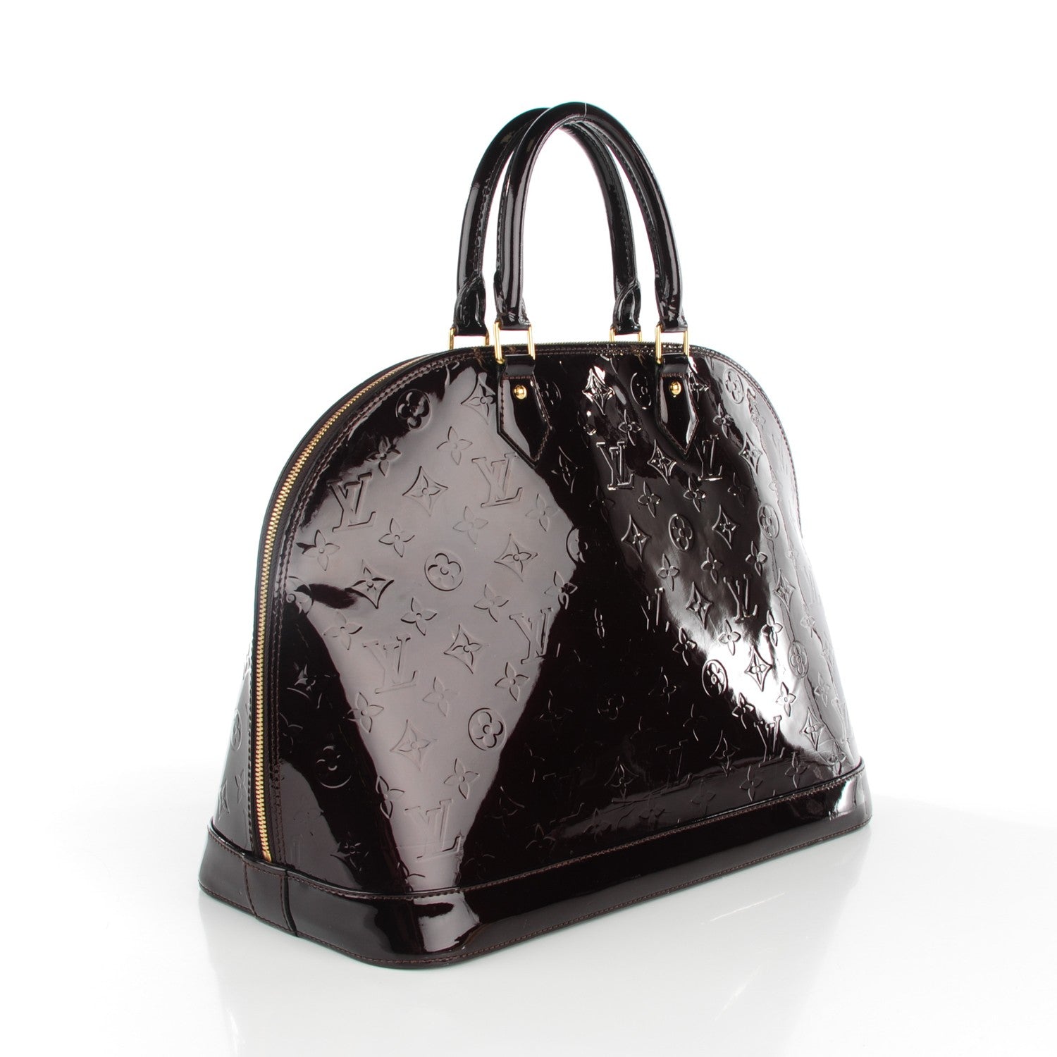 Louis Vuitton Vernis Alma GM Amarante 3 of 7