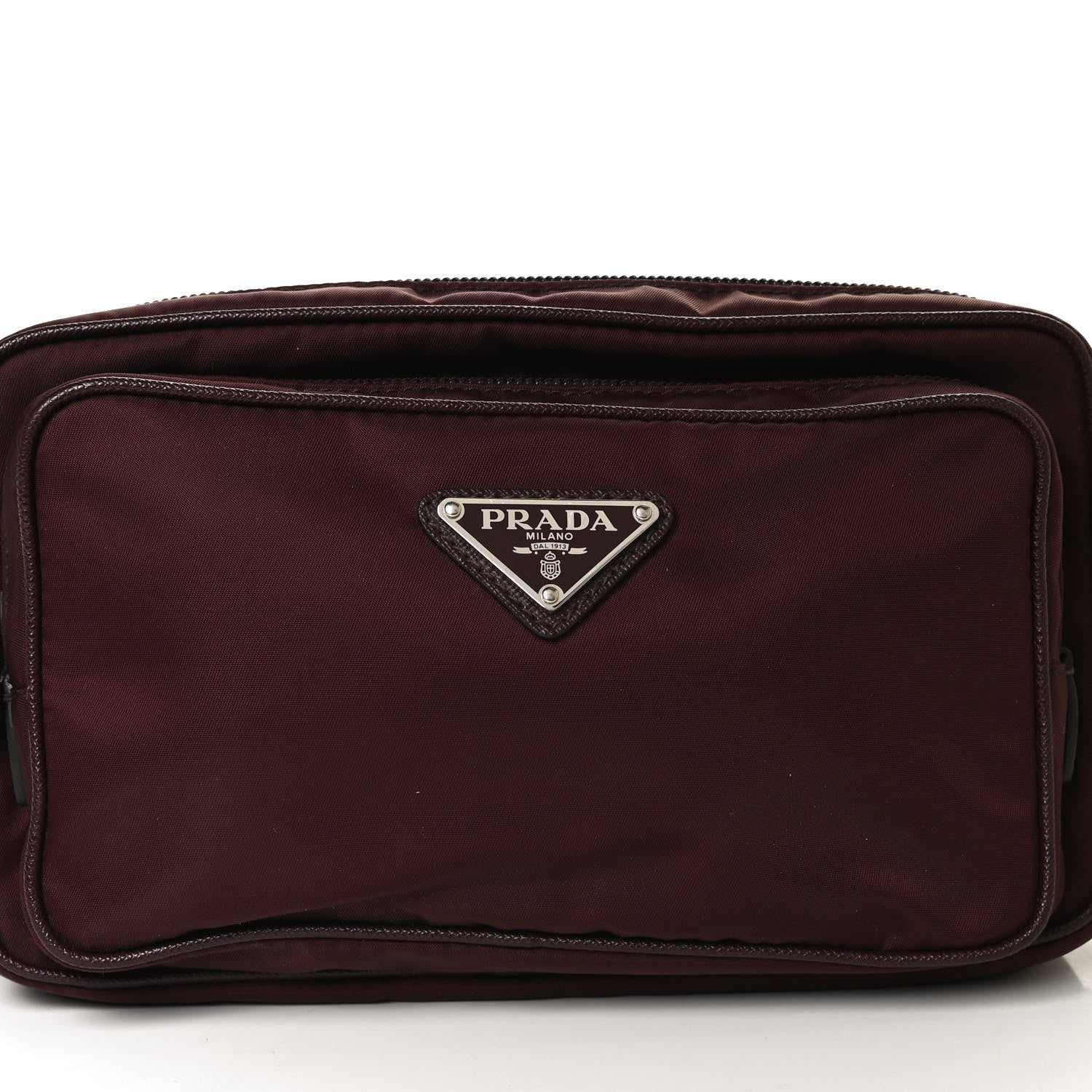 Prada Re-Nylon Saffiano Belt Bag Z Bordeaux 8 of 10
