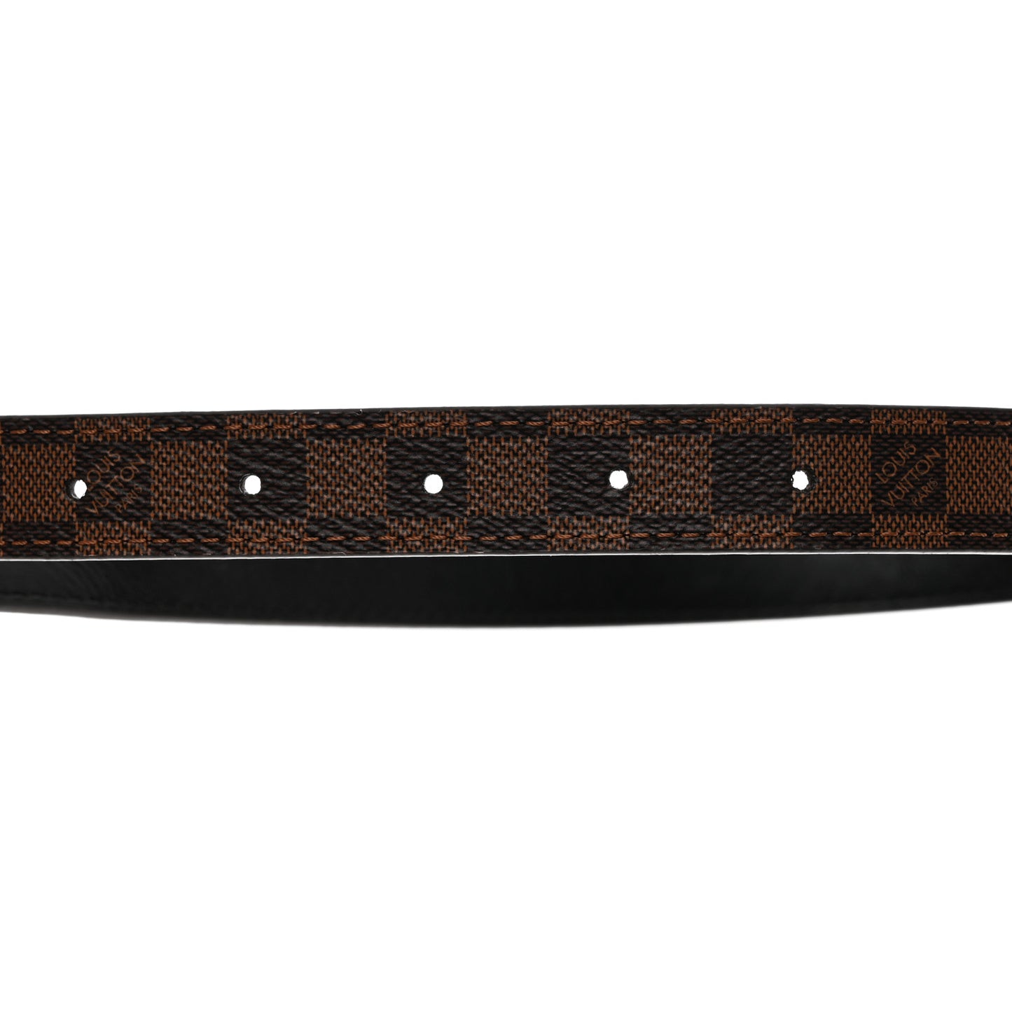 Mini Damier Ebene 25mm LV Initiales Belt 75 30
