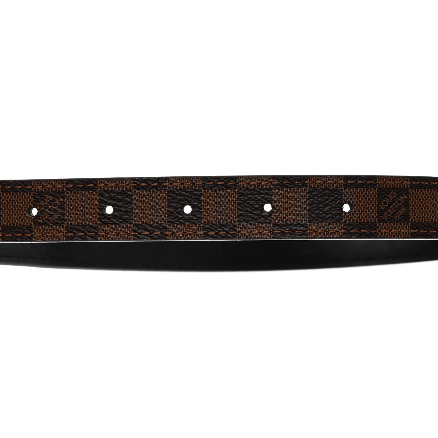 Louis Vuitton Mini Damier Ebene 25mm LV Initiales Belt 75 30 5 of 6