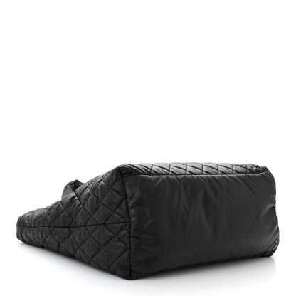 Chanel Nylon Quilted Large Coco Cocoon Tote Black 6 of 21