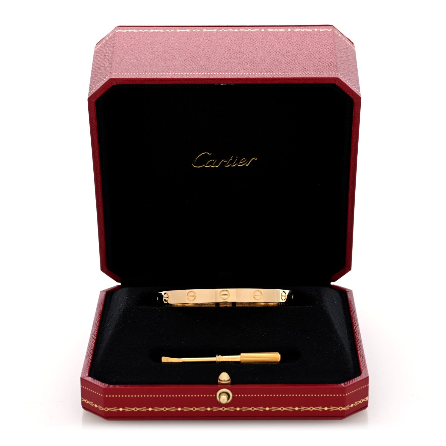 Cartier 18K Yellow Gold LOVE Bracelet 17 7 of 7