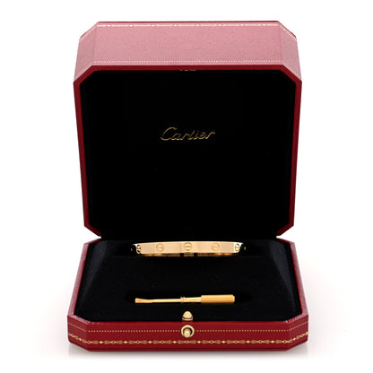 Cartier 18K Yellow Gold LOVE Bracelet 17 7 of 7