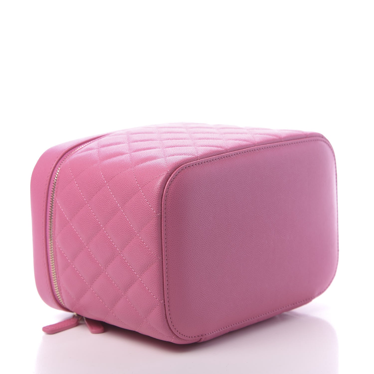 Chanel Caviar Quilted Large Vanity Pouch Pink 4 of 11