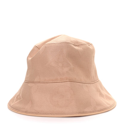 Louis Vuitton Cotton Monogram Flower Tile Reversible Bucket Hat M Beige 9 of 13