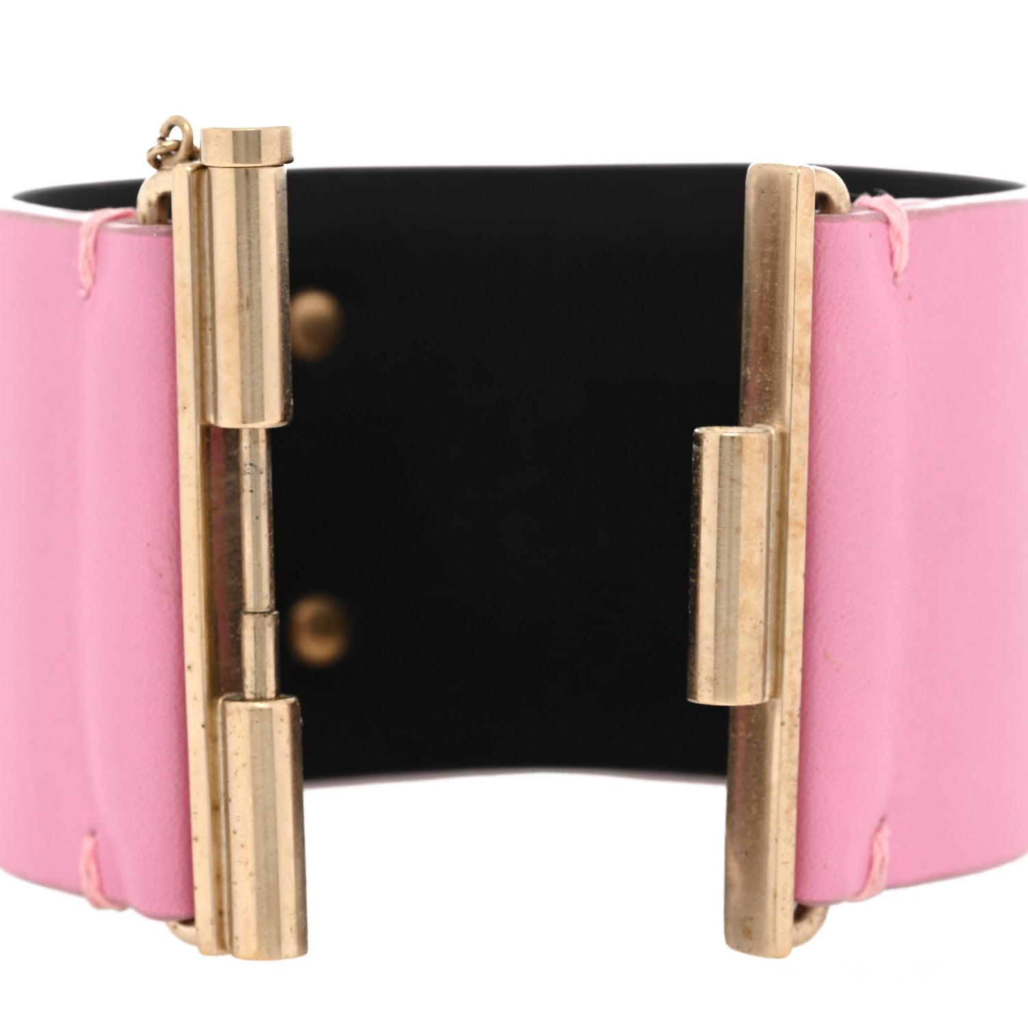 Chanel Calfskin CC Wide Cuff M Pink 3 of 4
