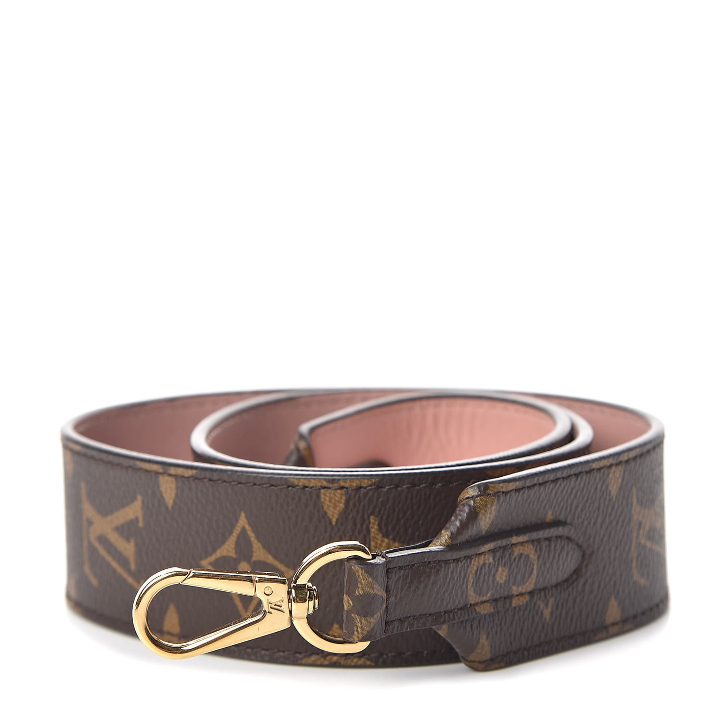 Monogram Bandouliere Shoulder Strap Rose Poudre